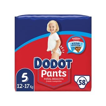Fraldas Dodot Pants Bebé Seco T5 - 1