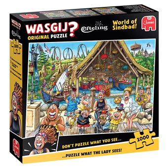 Puzzle Jumbo Wasgij No License Original Efteling - O Mundo de Sinbad! (1000 pieces) | 1000 Peças - 1