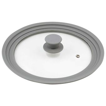 Tampa Universal Kinghoff KH-1649 | Vidro Temperado para Panelas e Frigideiras de 24/26/28 cm - 1