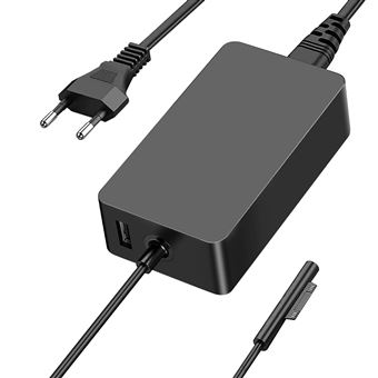 Carregador Corrente Avizar para Microsoft Surface Pro9 Surface Pro8 e Surface Pro7 | 60W | Preto - 1