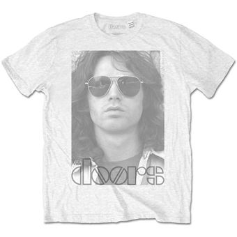 T-shirt Rock Off THE DOORS | Aviators | Branco | L - 1