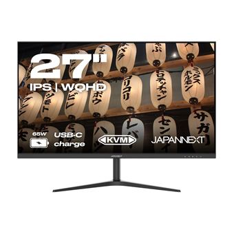 Monitor JAPANNEXT JN-IPS27WQHDR-C65W | LCD | WQHD | 5 ms | 75 Hz | 27" | E - 1