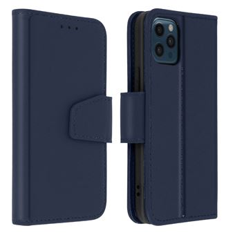 Capa Avizar para iPhone 12 Pro Max | Função de Carteira | Couro Premium - Azul-Escuro - 1