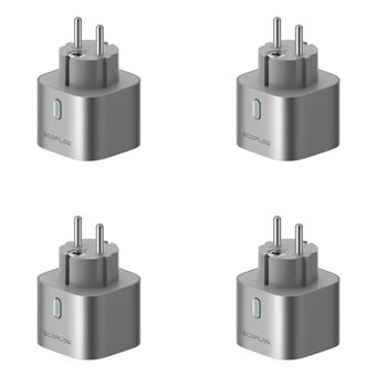 Tomada Inteligente EcoFlow EFA-SMARTPLUG-EU-4P | Prateado - 1