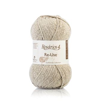 Fio de Tricot Rosários 4 Re Use | 100G | Bege Acinzentado - 1