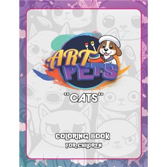 Art Pets Cats  50 Onesided Drawings To Color And 50 Full Color Drawings Cats - 1