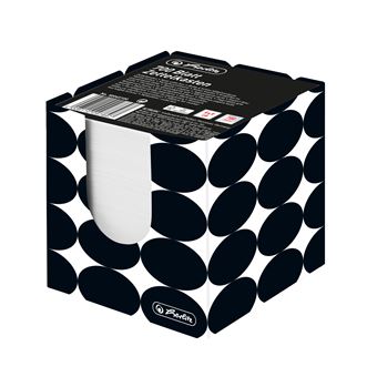 Caixa de Bloco de Notas Herlitz Just Black | Branco - 1