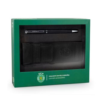 Porta-canetas + Caneta Sporting CP | Preto - 1