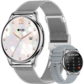 Smartwatch CHRONUS | Bluetooth | AMOLED 1,32" | 100+ Modos | Monitor de Saúde | Prata - 1