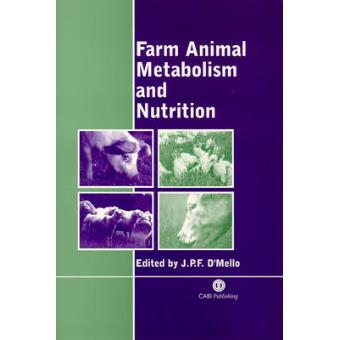 Farm Animal Metabolism And Nutrition - 1