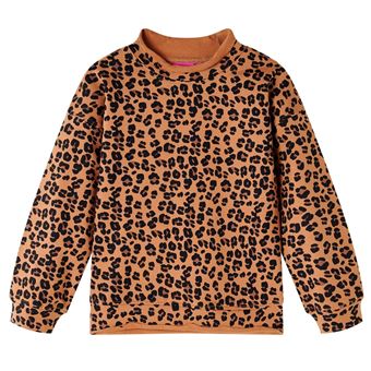 Sweatshirt de criança | vidaXL | conhaque-claro 104 | 3 a 4 anos - 1