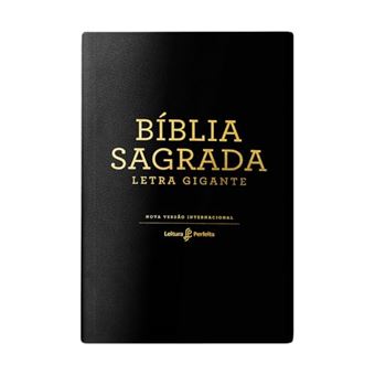 Bíblia Nvi, Couro Soft, Preto, Letra Gigante, Leitura Perfeita - 1