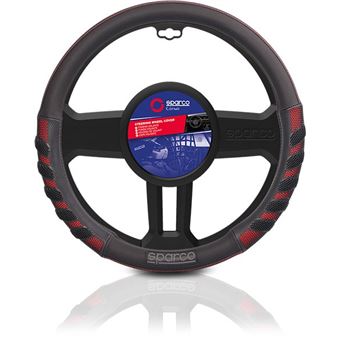 Cobertura de Volante Sparco Corsa S101 - Vermelho - 1
