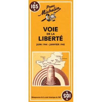 Carte Routiere 105 Voie De La Liberte - 1