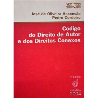 Código do direito de autor e dos direitos conexos. - 1