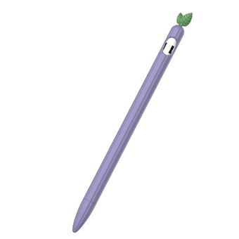 Capa Silicone Magunivers | Estilo Vegetais Toque Caneta Stylus Roxo para Apple Pencil - 1