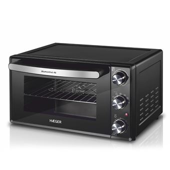 Mini-Forno Elétrico HAEGER BLUMENTHAL 48 | Antiaderente | 48L | 2000W - Preto - 1