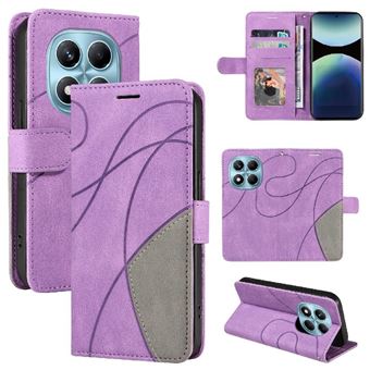 Capa Flip FLOODKING para Samsung Galaxy Xiaomi Redmi Note 14 Pro 4G | Couro | Porta-Cartões | Roxo - 1