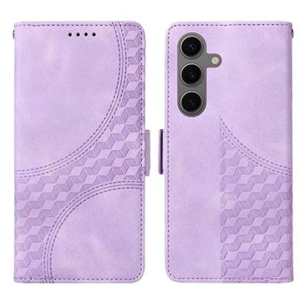 Capa FLOODKING para Samsung Galaxy S25 | Design Acolchoado | Couro PU Premium | Roxo - 1