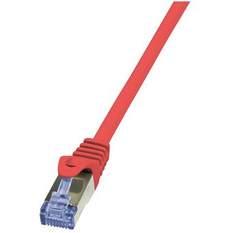 Cabo de Rede LogiLink Cat6a S/FTP, 5m | Vermelho - 1
