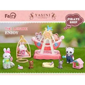 Conjunto Família Coelho Navio Pirata Juguetoon - 1