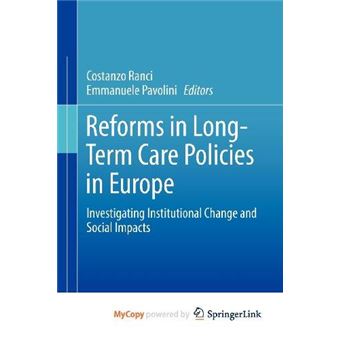 Reforms In Longterm Care Policies In Europe By Springer Nature B.V - 1