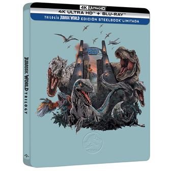 Trilogía Jurassic World (2015, 2018, 2022) (4K Ultra HD) (Steelbook) (6Blu-ray) - 1