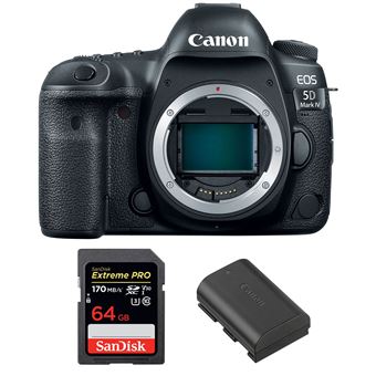 Canon EOS 5D Mark IV Corpo + SanDisk 64GB Extreme PRO UHS-I SDXC 170 MB/s + Canon LP-E6N + PDF 15 Técnicas para Melhorar as suas Fotografias - 1