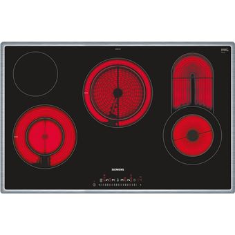 Placa de Vitrocerâmica Siemens ET845FCP1D | Elétrica | 79.5 cm | 5 Zonas | Aço inoxidável - 1
