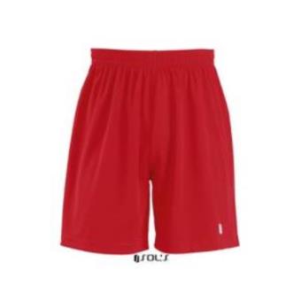 Calção Básico para adulto Vermelho S - 1