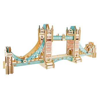 Puzzle 3D HSMY de 105 Peças XF-G002H - Ponte Da Torre - 1