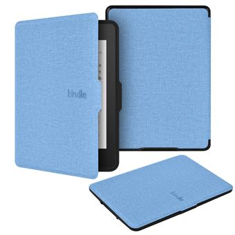 Capa FLOODKING para Amazon Kindle paperwhite 3/2/1 | Tecido com TPU Macio | Modo Automático | Azul Céu - 1