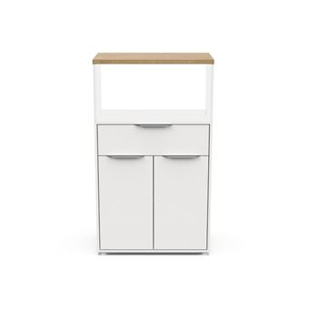 Móvel de Cozinha Ambihome ESSENCE | Branco | C70xP40xA123cm - 1