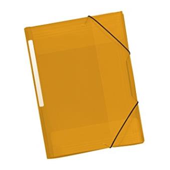 Pasta com Elásticos Grafoplas Tamanho A4 Laranja - 1