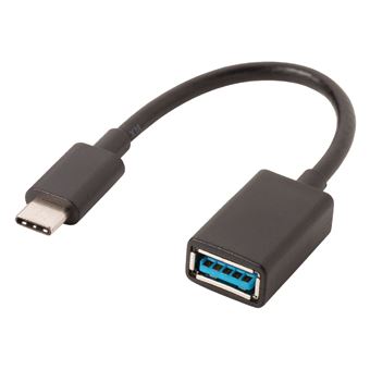 Cabo USB Valueline USB 3.0 C/A, 0.2 m Preto