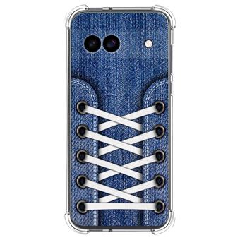 Capa de Silicone Tumundosmartphone para Google Pixel 8a 5G anti-choque | Desenhos Tênis 01 - 1