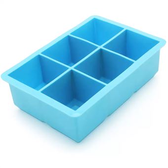 Moldes para Cubos de Gelo Gigantes Orysin | Bandeja com 6 Cubos Quadrados XXL para Whisky - 1