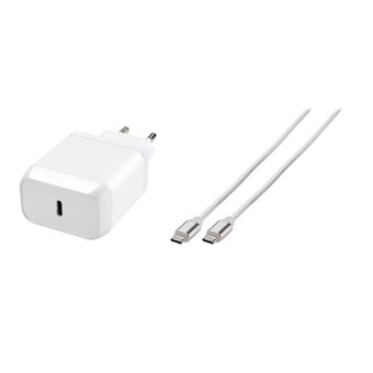 Carregador de Dispositivos Móveis Vivanco Super Fast Power Delivery Charger Set | Branco - 1
