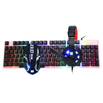 Teclado Gaming com Fios + Rato WASDkeys GS80 | Preto - 1