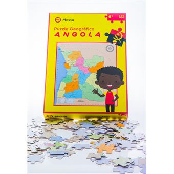 Puzzle Geográfico Mapa de Angola Messu 120 peças - 1