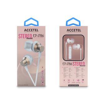 Auriculares Accetel EP-1786 Jack 3.5mm com Microfone Embutido - 1