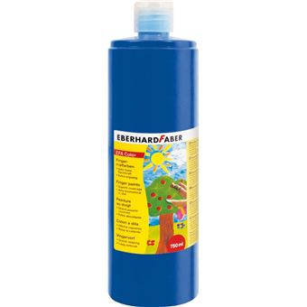 Tinta lavável para pintar com dedos eberhard faber efacolor azul