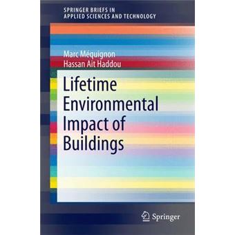 Lifetime Environmental Impact of Buildings - Paperback - 2014 - 1