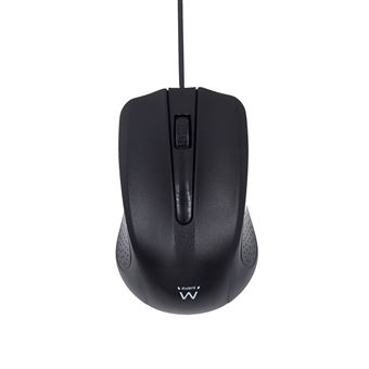 Rato com Fios Ewent EW3300 | 1000 DPI | Preto - 1