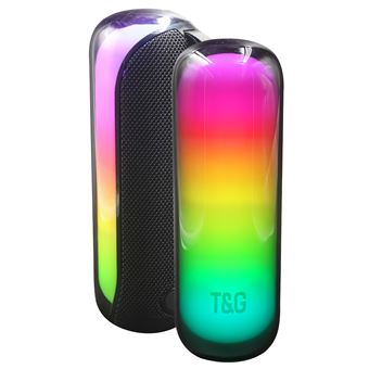 Coluna Bluetooth RGB Klack TG-384  com Luzes Dinâmicas LED - 1