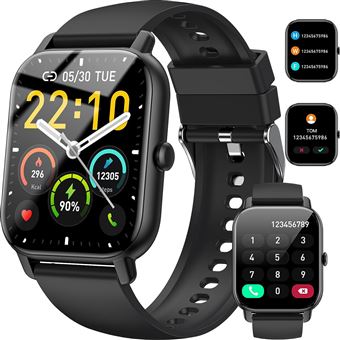 Smartwatch CHRONUS | 1,85" | IP68 | 110+ Modos | Monitor de Atividades e Sono | Preto - 1