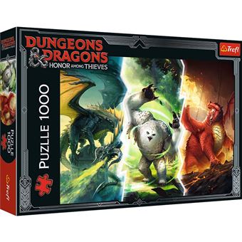 Puzzle Trefl Dungeons & Dragons Legendary Monsters of Faerun | 1000 Peças - 1