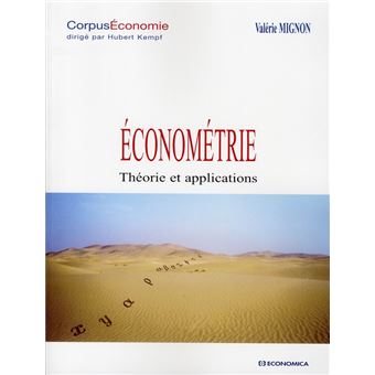 Econometrie Theorie Et Application - 1