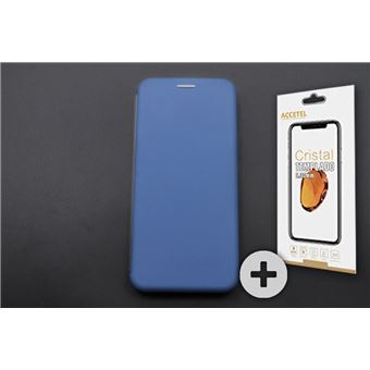 Conjunto com Película de Vidro Temperado e Capa Skyhe para Huawei P30 Pro Premium Azul - 1