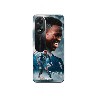 Capa Maniacase para Oppo A58 | Vinicius JR Real Madrid Azul Papel de parede - 1
